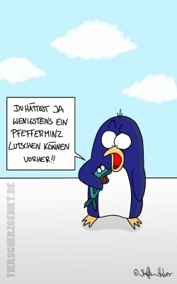 Cartoon Pfefferminzbonbon